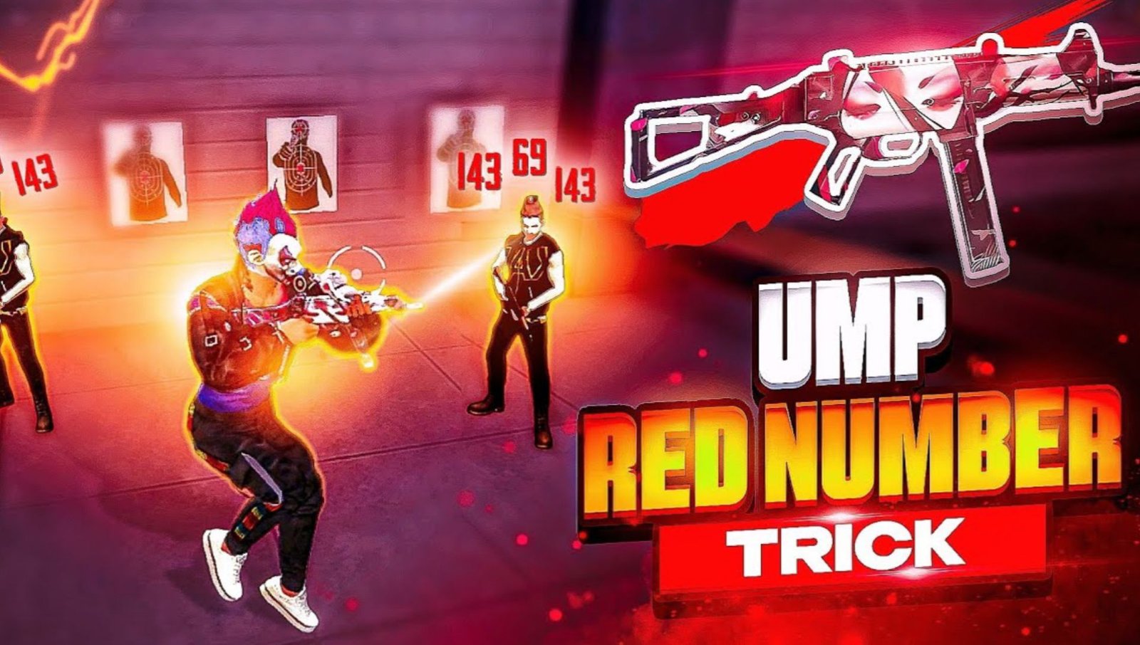 Free Fire Max Best Ump Headshot's settings