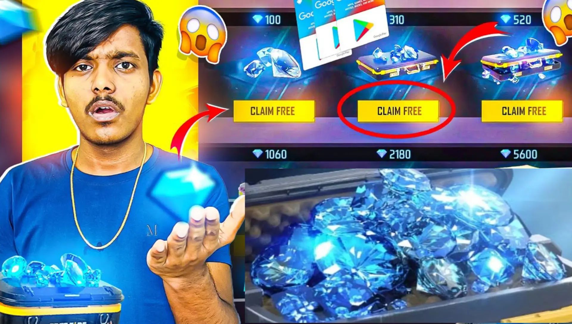 Free Fire Max Unlimited Daimond Redeem Code